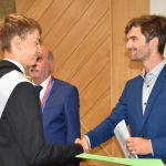Na bernartické radnici se slavnostně loučili absolventi základní školy