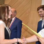 Na bernartické radnici se slavnostně loučili absolventi základní školy