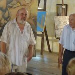 Šestka z jihu. Jihočeští tvůrci vystavují v Želči. Klavírista zahrál několik hitů