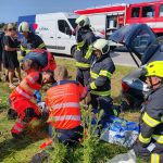 Vážná nehoda uzavřela silnici u Třeboně. Na místě je více zraněných