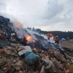 Došlo k samovznícení odpadu, říká k požáru na skládce jednatel firmy. Kouř šel na Smrkovice