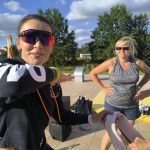 Zumba na koupališti je stále oblíbenější. Energická lekce s Vendulou Kořínkovou přilákala nadšence