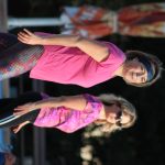 Zumba na koupališti je stále oblíbenější. Energická lekce s Vendulou Kořínkovou přilákala nadšence