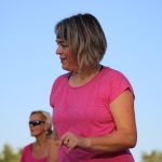 Zumba na koupališti je stále oblíbenější. Energická lekce s Vendulou Kořínkovou přilákala nadšence