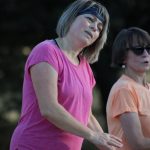Zumba na koupališti je stále oblíbenější. Energická lekce s Vendulou Kořínkovou přilákala nadšence