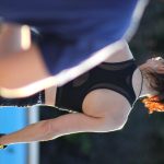Zumba na koupališti je stále oblíbenější. Energická lekce s Vendulou Kořínkovou přilákala nadšence