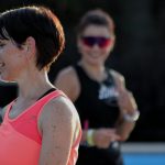 Zumba na koupališti je stále oblíbenější. Energická lekce s Vendulou Kořínkovou přilákala nadšence