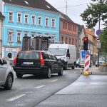 Průjezd Milevskem komplikují semafory. Od pondělí se silnice u Husova náměstí uzavře úplně