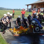 V Kozmicích se z vítězství v jedenáctém kole Táborské hasičské ligy radovali hasiči z Českého Rudolce a ženy z Šebířova