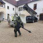 Na jindřichohradeckém zámku se konalo taktické cvičení policistů, záchranářů a hasičů