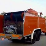 U Ledenic hořela skládka. Hasiči vyhlásili druhý stupeň požárního poplachu
