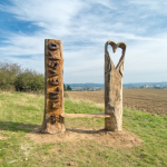 Nový fotopoint na Zvíkovci u Milevska už stojí, práce ale pokračují