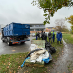 Bezdomovci uklízeli nepořádek v Suchém Vrbném