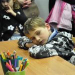 Děti malovaly obrázky na podporu milevského útulku pro kočky