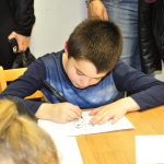 Děti malovaly obrázky na podporu milevského útulku pro kočky