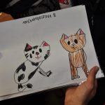 Děti malovaly obrázky na podporu milevského útulku pro kočky