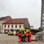 VIDEO: V Děkanském kostela v Písku zasahovali hasiči a záchranáři