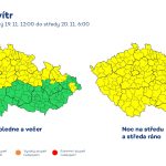 Hasiči odklízeli v noci na jihu Čech popadané stromy. V dalších dnech může vznikat náledí