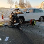 Ranní nehody očima hasičů: U Strmilova vyprošťovali osobu ze zdemolovaného auta, řeší i nehody kamionů