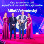 Profesor Velemínský byl oceněn za celoživotní péči o předčasně narozené děti a jejich rodiče