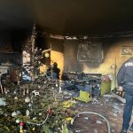 Od svíček na adventním věnci vzplál obývák. Předběžná škoda 200 000 Kč