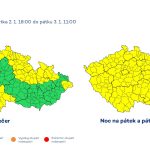 Část kraje dnes potrápil vítr. V dalších hodinách ho vystřídá ledovka