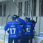 VIDEO: Hokejisté Tábora naložili Znojmu osmičku. Na jih Moravy pojedou s vedením v sérii 2:0