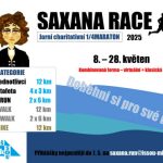 Čtvrtmaraton Saxana Race se blíží! Běh, chůze či kolo osobně nebo virtuálně. Registrace do 7. května