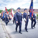 Přešťovice slavily 105 let hasičské tradice. Pořádaly sraz praporů