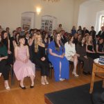 Studenti se loučili s milevským gymnáziem v Latinské škole kláštera