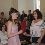 Studenti se loučili s milevským gymnáziem v Latinské škole kláštera