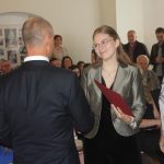 Studenti se loučili s milevským gymnáziem v Latinské škole kláštera