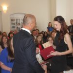 Studenti se loučili s milevským gymnáziem v Latinské škole kláštera