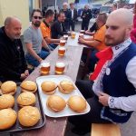 Pištín byl v soutěží jedlíků sekané v housce bez konkurence. V paštice vyrovnala skóre Zliv
