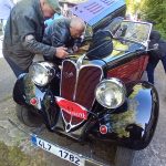 Nejstarší motorka na Křivonosce měla 1,5 koně a brzdí se i nohama. Primátorka dorazila v hasičské uniformě