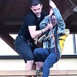 Malí čarodějové ve Větřní házeli košťaty, jeli lanovkou, opékali buřty a rozsvítili lampiony