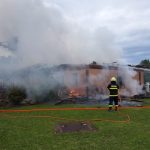 Plameny zachvátily rodinný dům na Budějovicku. Škoda se šplhá k deseti milionům