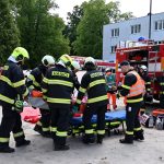Na zimním stadionu v Písku unikal čpavek. Taktické cvičení prověřilo činnost záchranných složek při mimořádné události