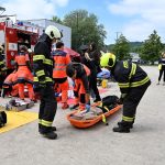 Na zimním stadionu v Písku unikal čpavek. Taktické cvičení prověřilo činnost záchranných složek při mimořádné události