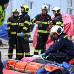 Na zimním stadionu v Písku unikal čpavek. Taktické cvičení prověřilo činnost záchranných složek při mimořádné události