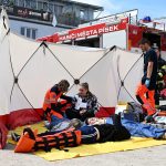 Na zimním stadionu v Písku unikal čpavek. Taktické cvičení prověřilo činnost záchranných složek při mimořádné události