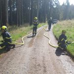 Dálková doprava vody i pátrání po osobě v terénu. V Sedlici se konalo cvičení jednotek požární ochrany okresu Strakonice