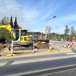 VIDEO: Kvůli opravě křižovatky se v Plané nad Lužnicí tvoří dlouhé kolony