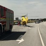 Vážná nehoda u Chýnova. Při střetu auta s cisternou se zranily dvě ženy