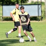 Fotbalisté Bostonu se s letošní sezonou rozloučili společnou dokopnou