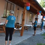 Na závěr Noci sokoloven v Milevsku se stoletá oslavenkyně rozzářila