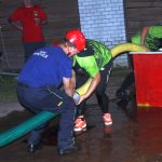 V Miroticích u Lajťáku se běhaly požární útoky v noci