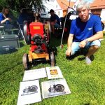 Lokomobila byla ozdobou Výstavy stabilních motorů a staré zemědělské techniky v Ločenicích