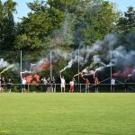 VIDEA: Mistři! Fotbalisté Meteoru Tábor oslavili postup do krajského přeboru pořádnou náloží