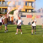 VIDEA: Mistři! Fotbalisté Meteoru Tábor oslavili postup do krajského přeboru pořádnou náloží